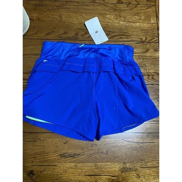 New fabletics austyn women's run shorts skort blue pocket size medium - Picture 7 of 8